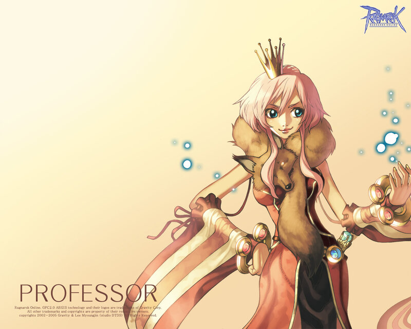 Pink-haired Woman with Fox — Beige