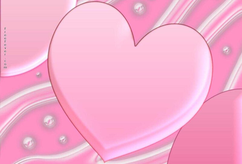 pink heart background