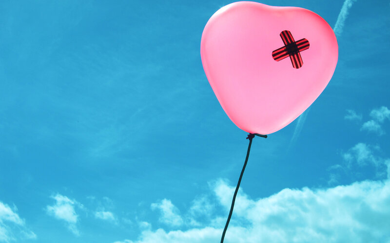 Pink Heart Balloon