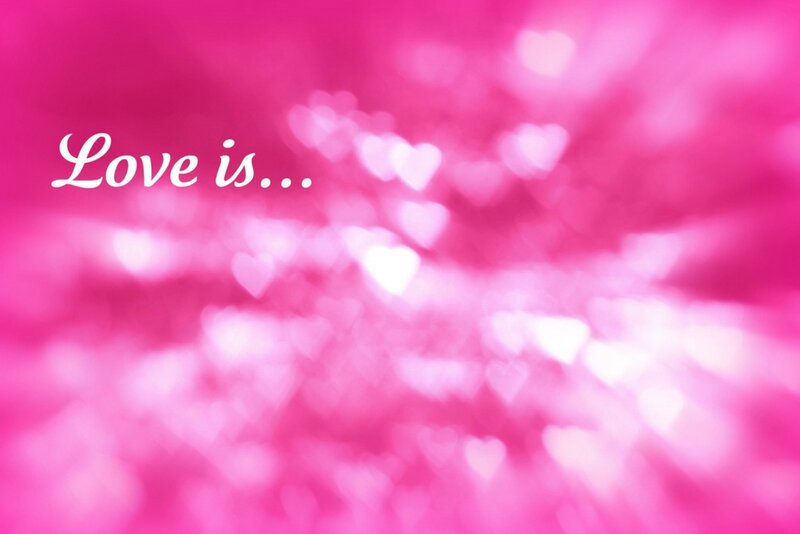 Pink Heart Bokeh