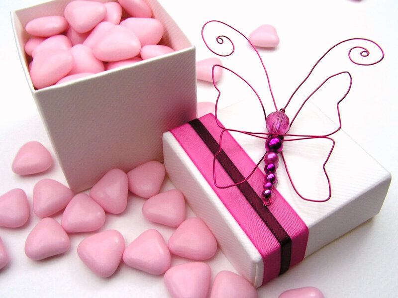 Pink Heart Candies