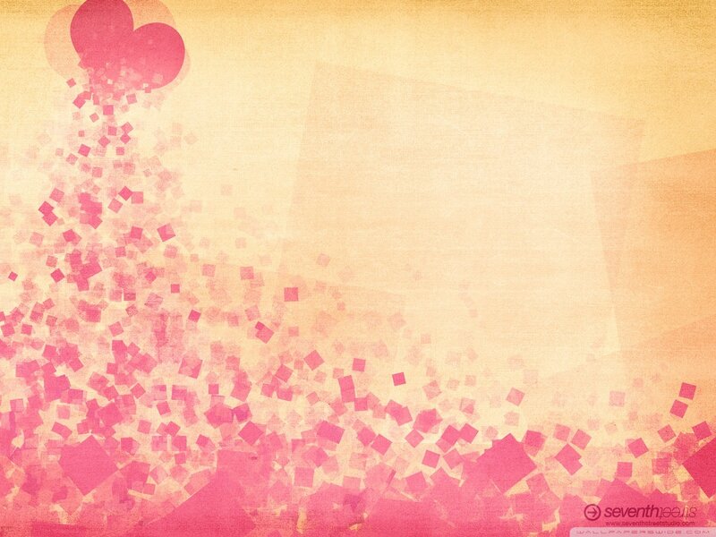 Pink Heart Confetti — Festive, Digital Art