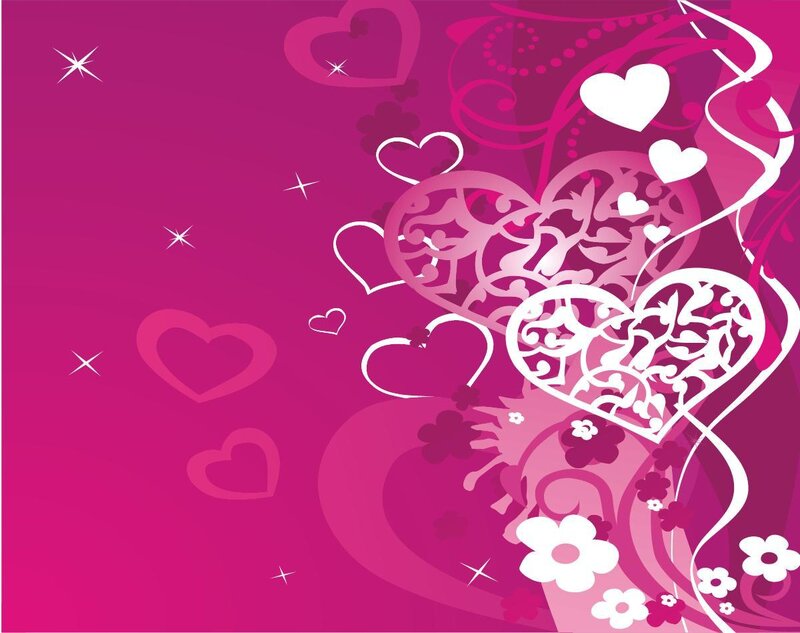 pink heart design background
