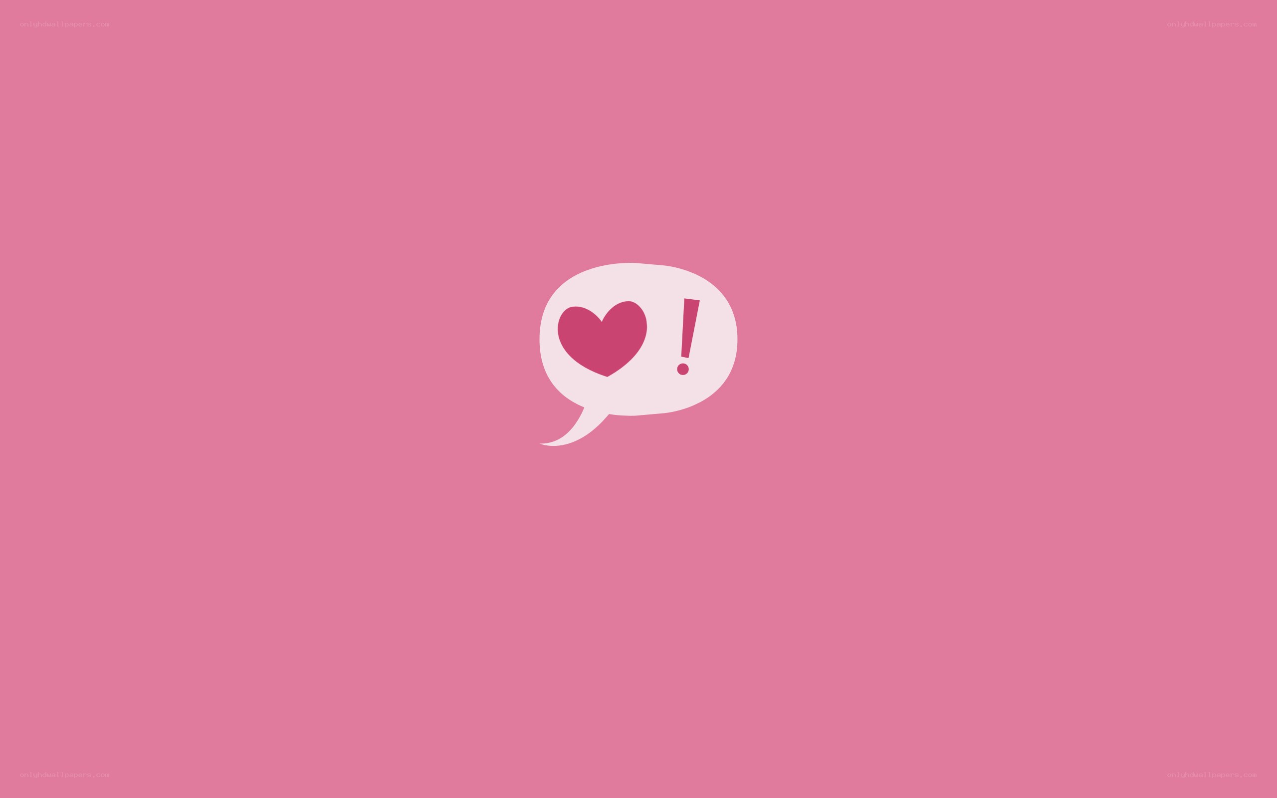 pink heart exclamation bubble