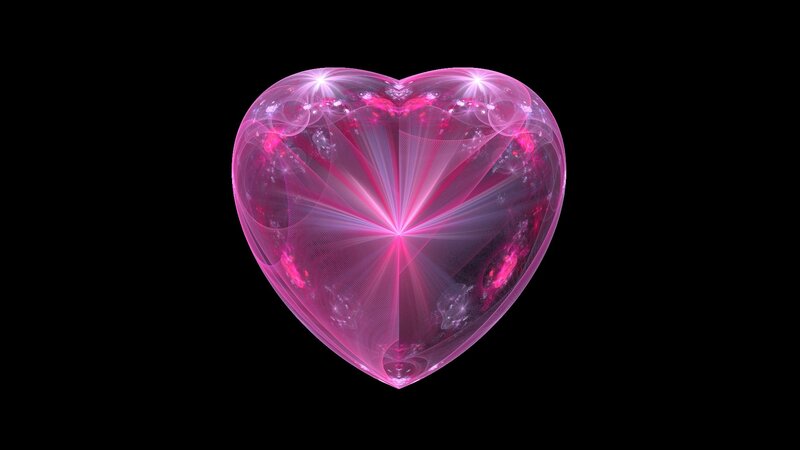 Pink Heart Fractal