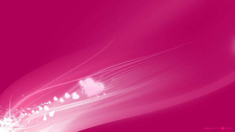 pink heart motion background