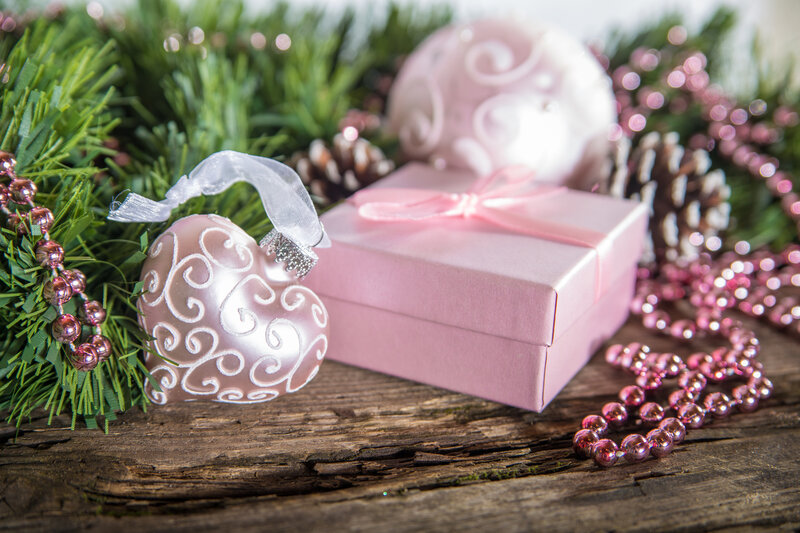 Pink Heart Ornament — Festive