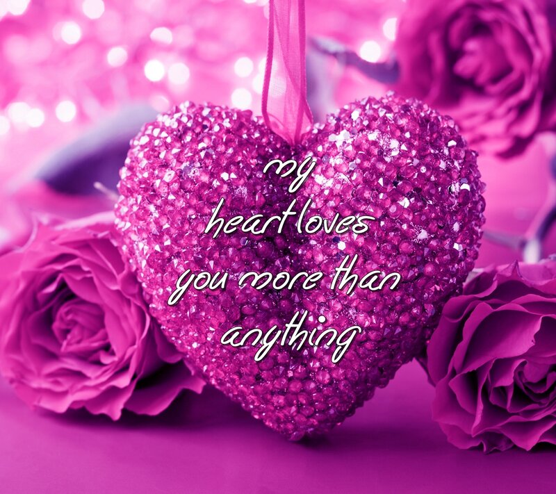 Pink Heart Ornament — Romantic