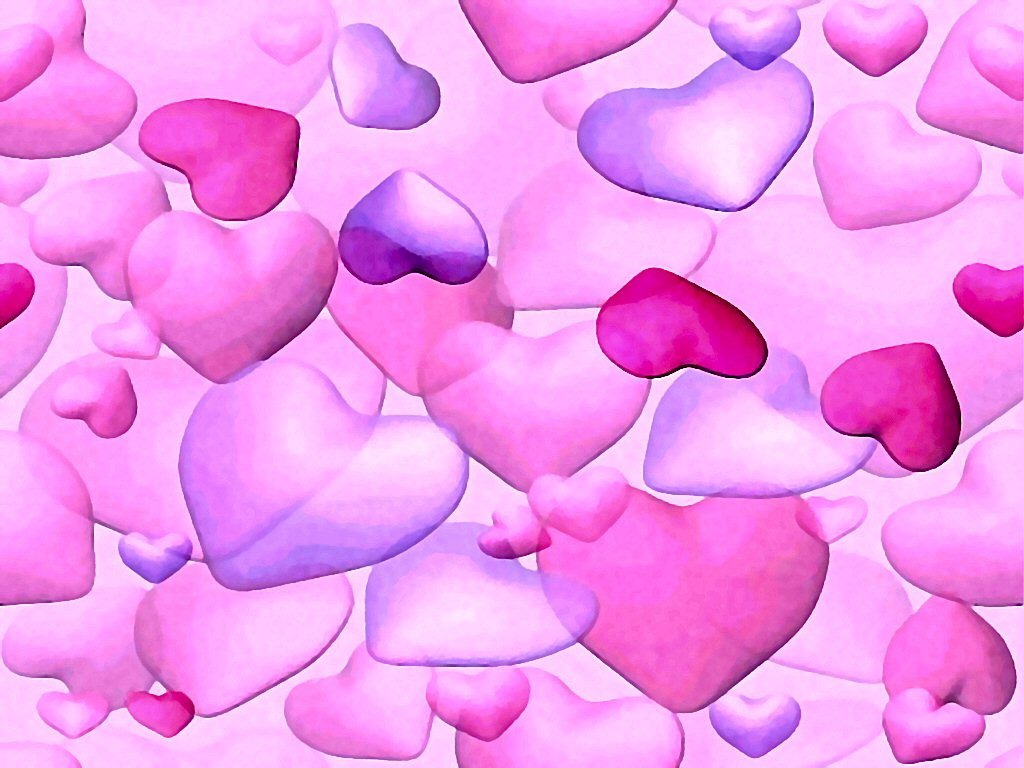 pink heart pattern background