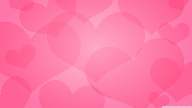 Pink Heart Pattern — Calm, Abstract
