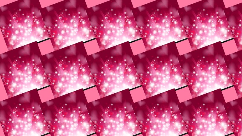 Pink Heart Pattern — Festive, Digital Art