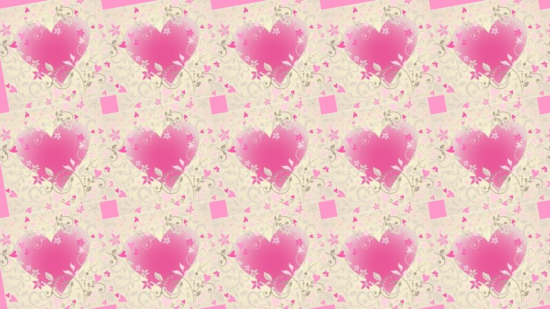 Pink Heart Pattern — Romantic