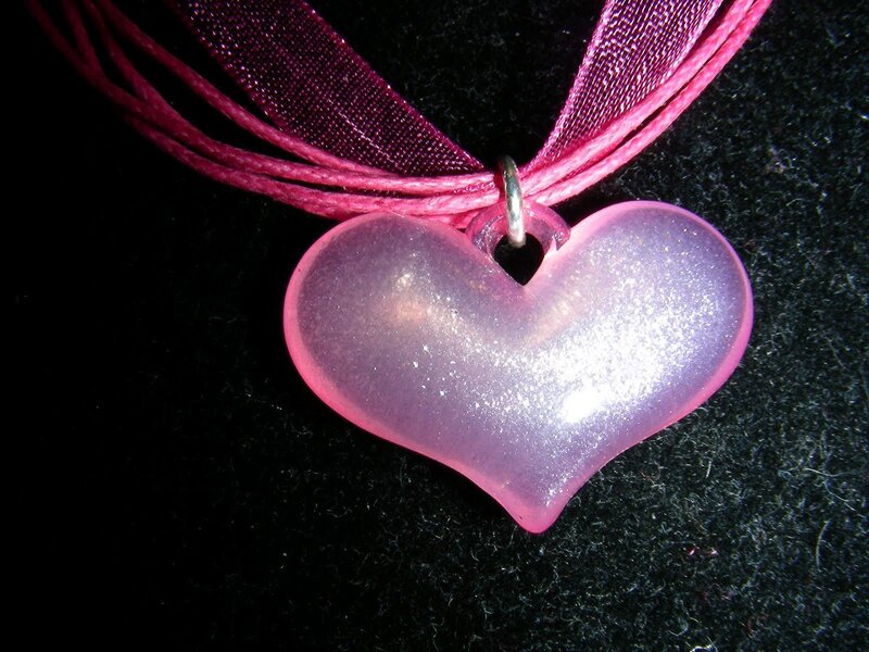 Pink Heart Pendant