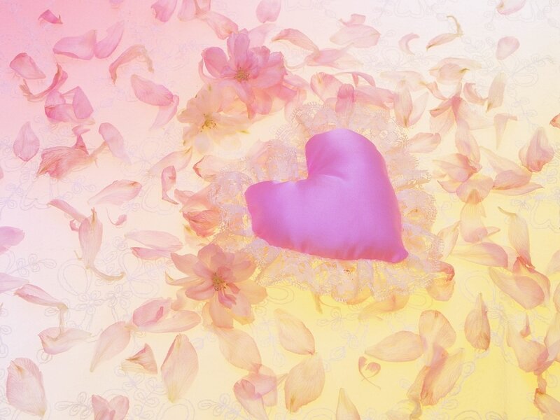 Pink Heart Pillow