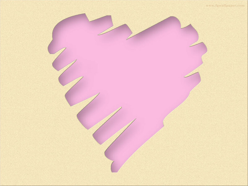 Pink Heart Shape