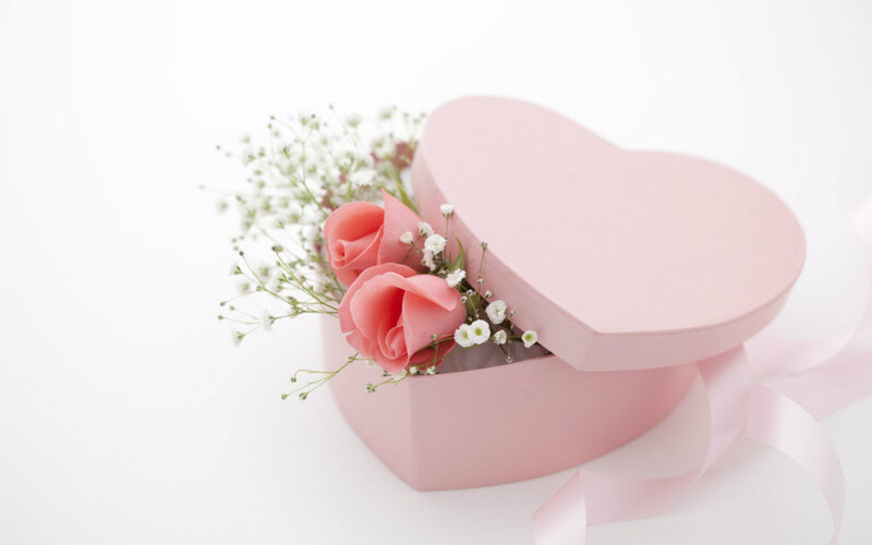 Pink Heart-shaped Box — Romantic
