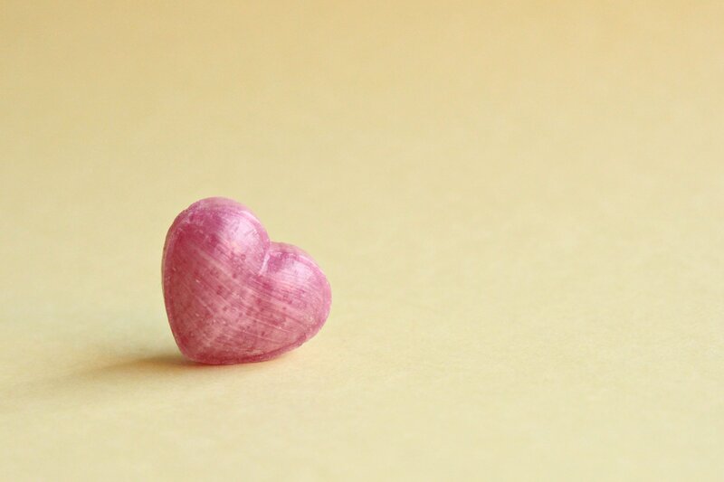 Pink Heart-shaped Candy