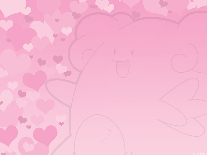 Pink Heart-shaped Creature — Playful