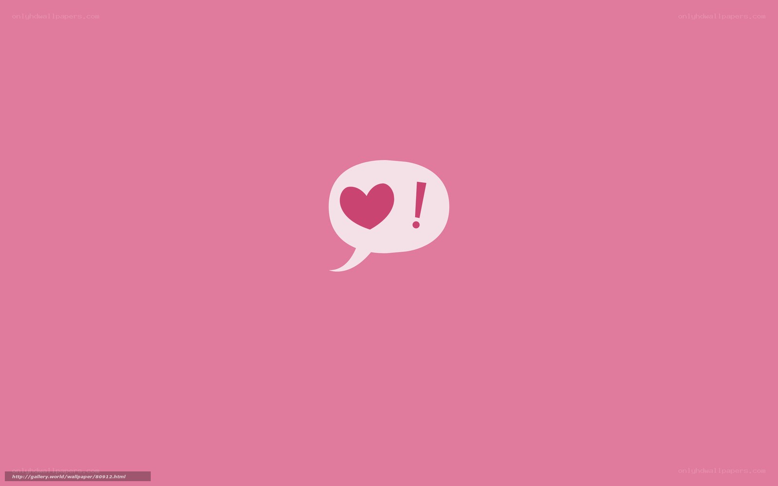 pink heart speech bubble