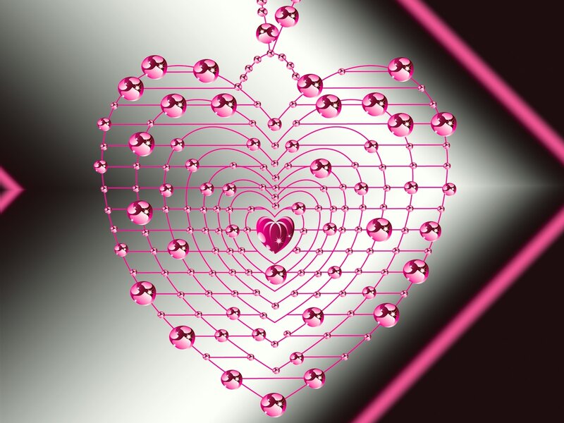 Pink Heart Structure