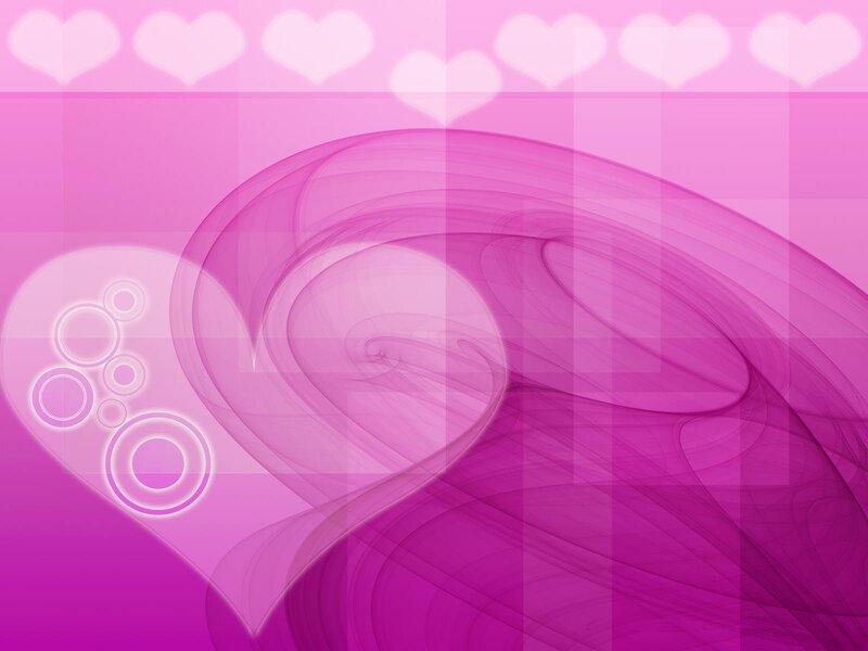 Pink Heart Swirls
