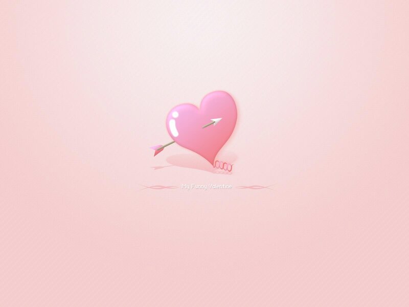 Pink Heart with Arrow — Calm