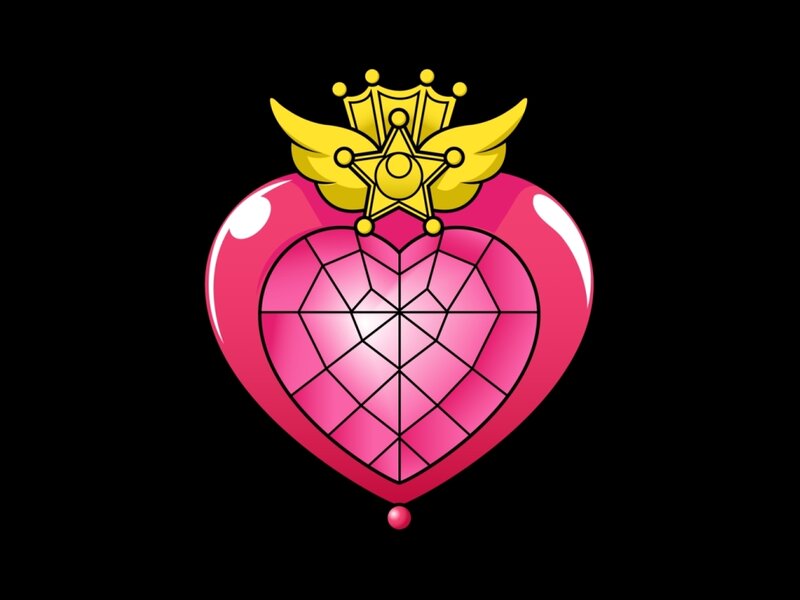 Pink Heart with Crown — Magical
