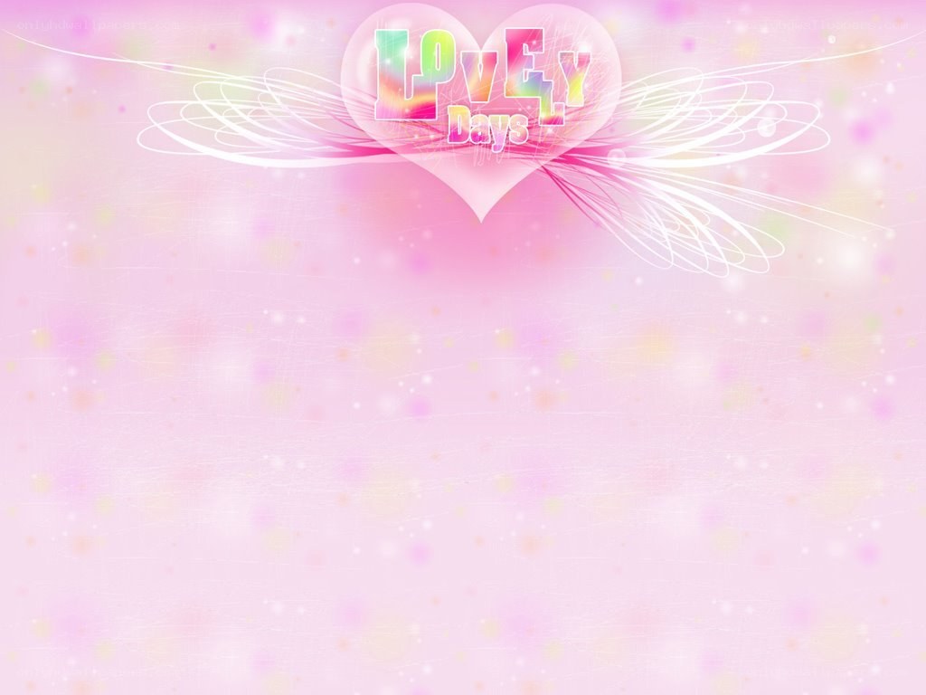 pink heart with wings