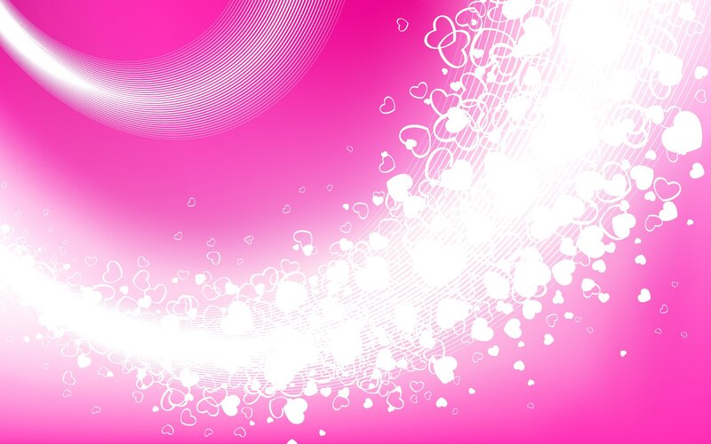 pink hearts abstract background