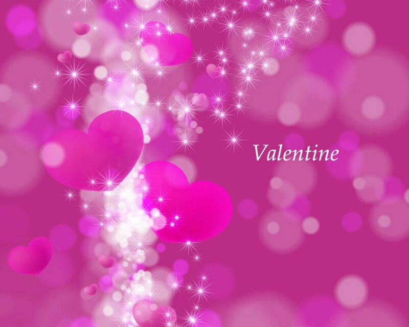 Pink Hearts and Sparkles