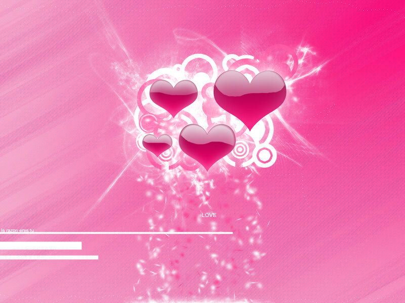 pink hearts love background
