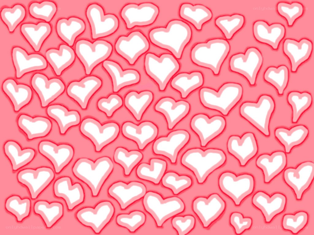 pink hearts pattern