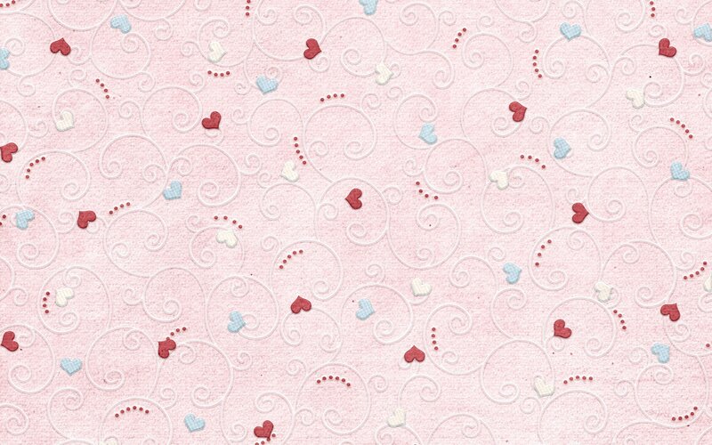pink hearts swirl pattern