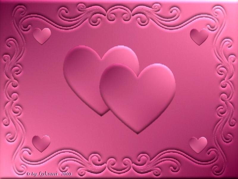 pink hearts wallpaper