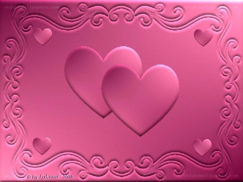 pink hearts wallpaper