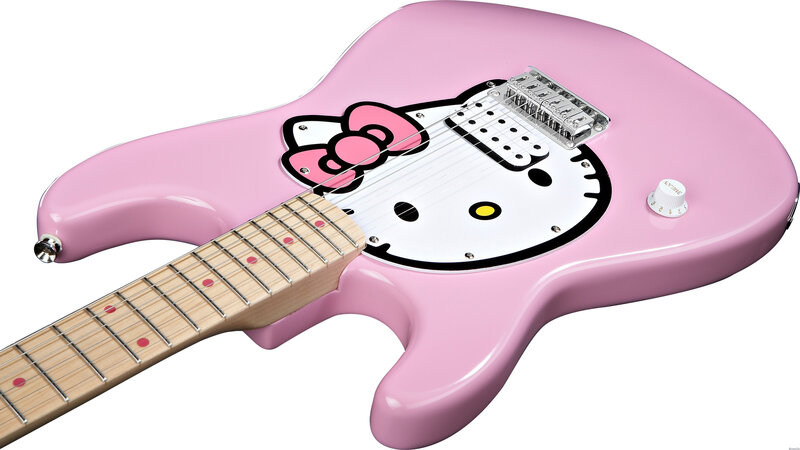 Pink Hello Kitty Guitar