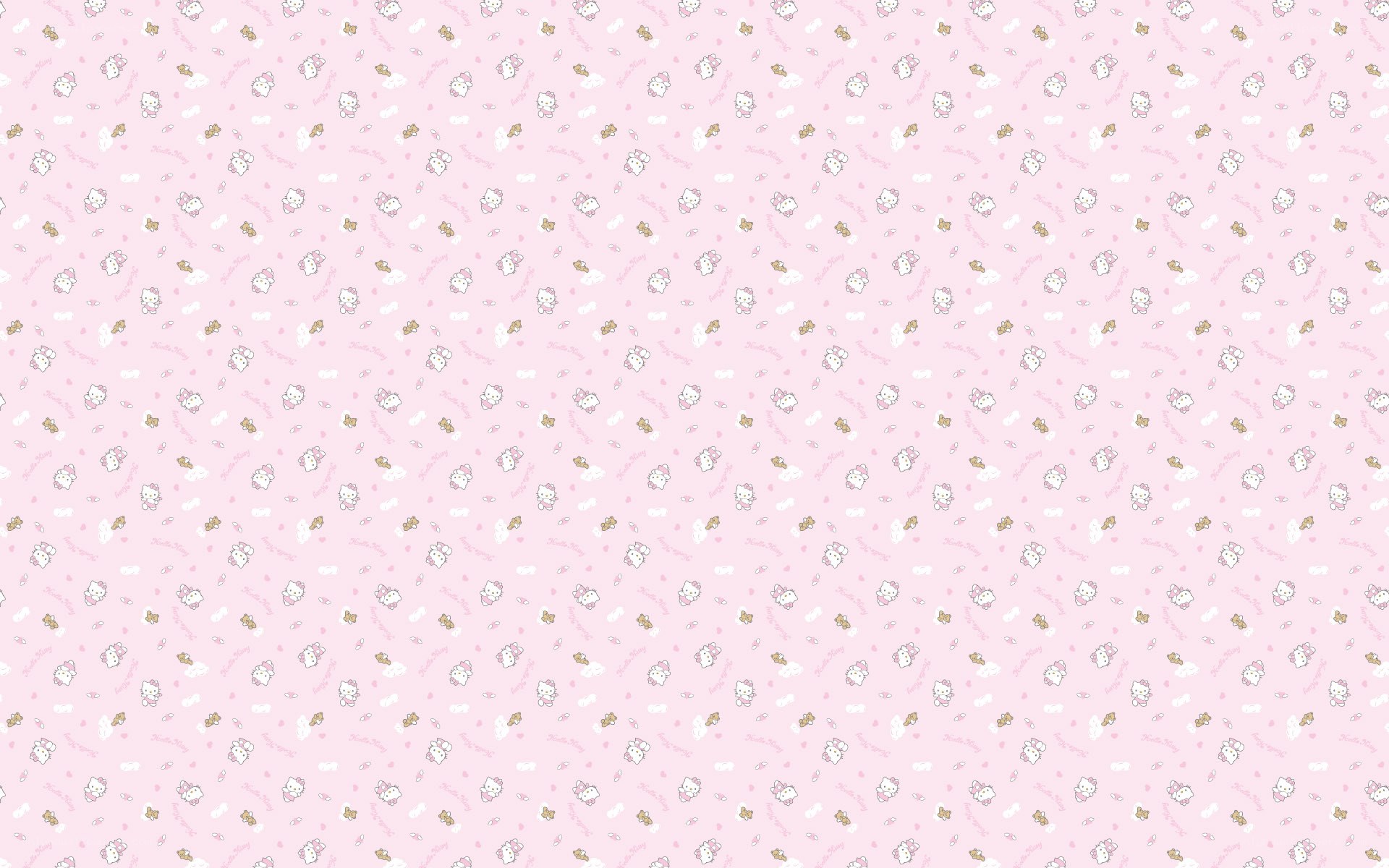 pink hello kitty pattern