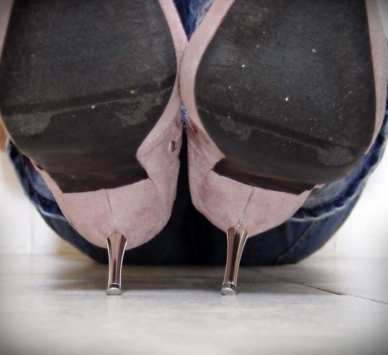 Pink High-heeled Shoes — Neutral