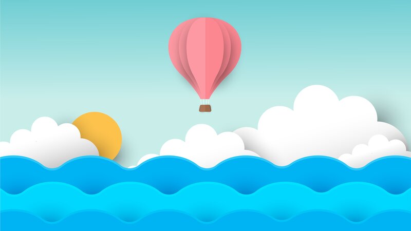 Pink Hot Air Balloon