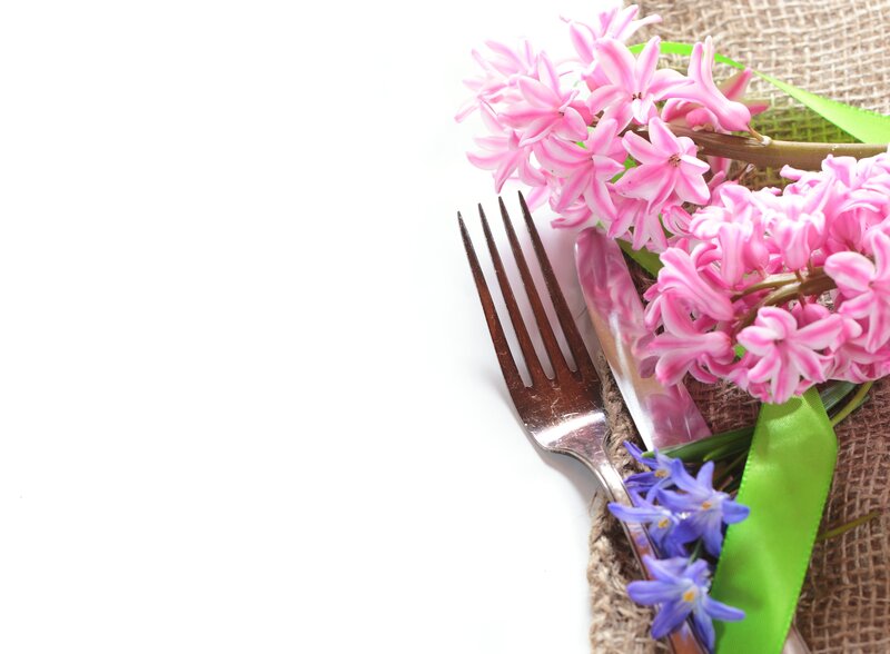 Pink Hyacinth Flowers — Serene, Spring, Photograph, Fork