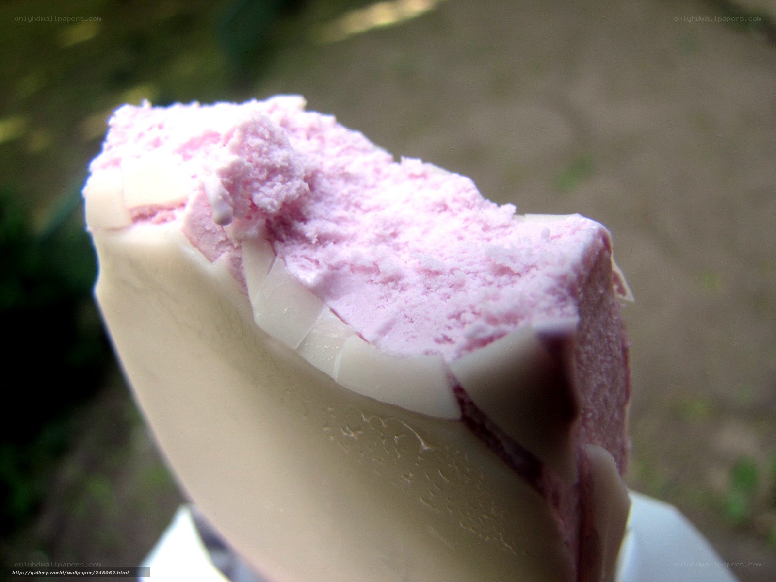 pink ice cream bar