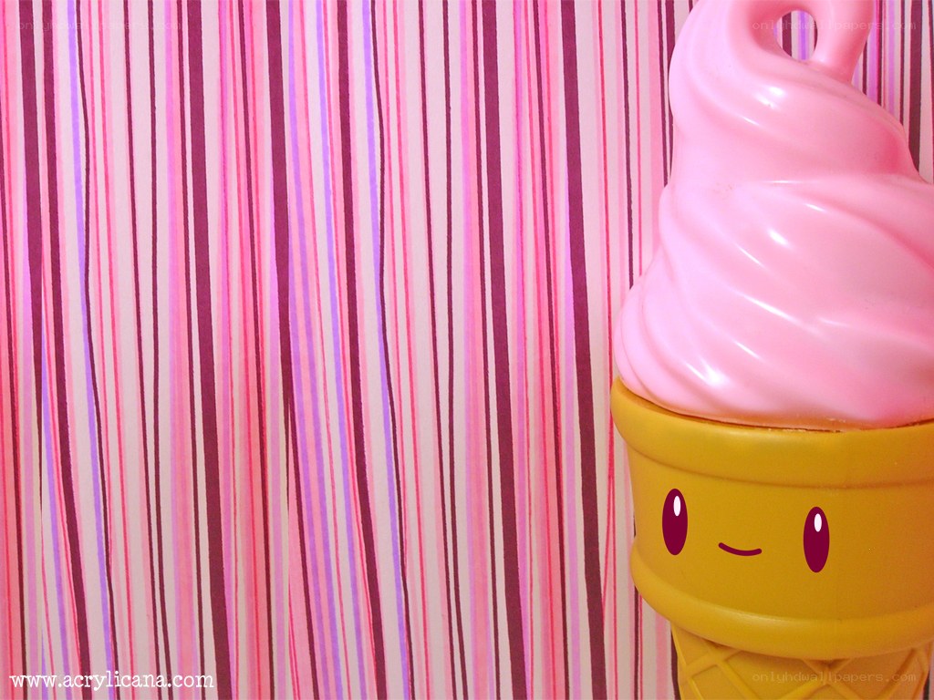 pink ice cream cone toy
