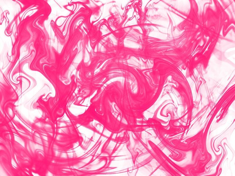 pink ink swirls on white