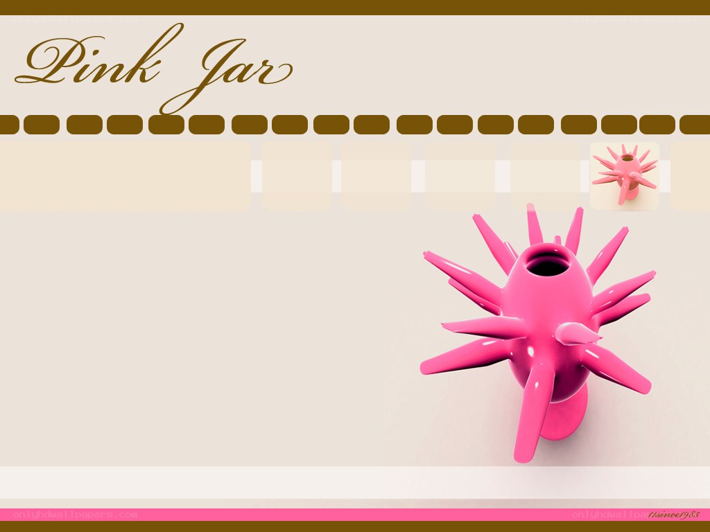 Pink Jar product display