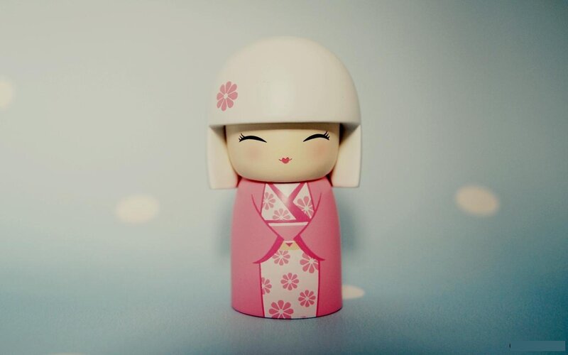 Pink Kimono Doll