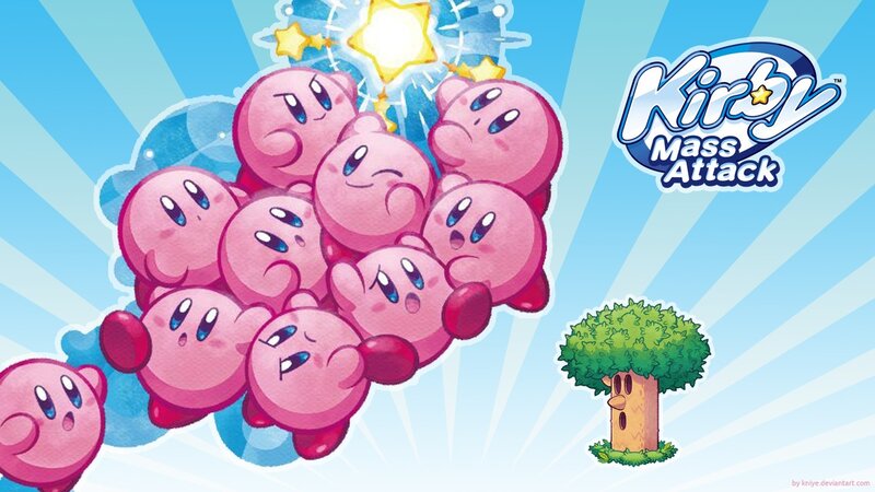 Pink Kirby Characters — Blue
