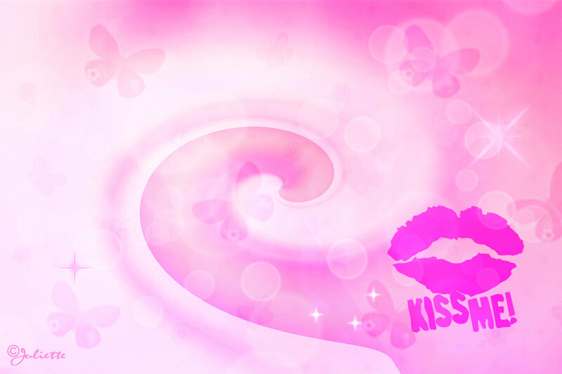 Pink Kiss Mark