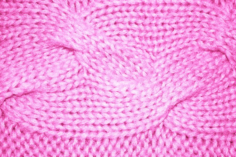 Pink Knitted Fabric