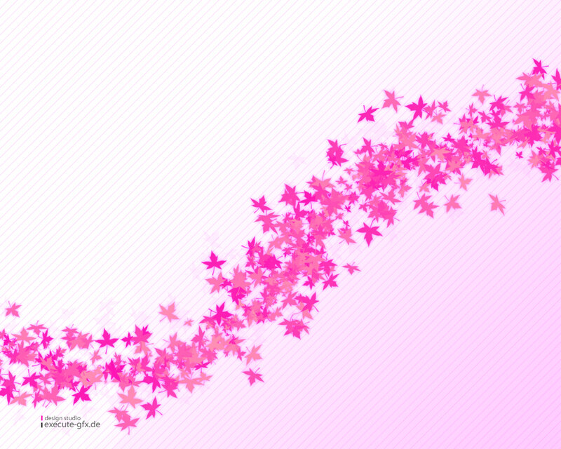 pink leaf pattern background