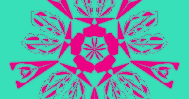 Pink Leaf Pattern